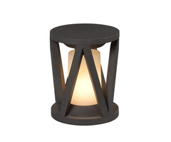 Светильник уличный Лолли черный 20.5*20.5 h23 E27 1*60W