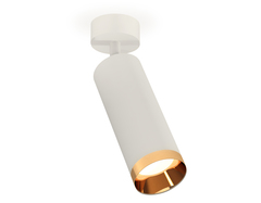 Комплект накладного поворотного светильника XM6342005 SWH/PYG белый песок/золото желтое полированное MR16 GU5.3 (A2202, C6342, N6134)