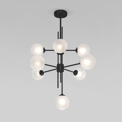 Умный потолочный светильник со стеклянными плафонами 50383 черный