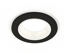 Комплект встраиваемого светильника XC6513001 SBK/SWH черный песок/белый песок MR16 GU5.3 (C6513, N6110)