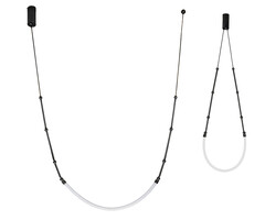 08060-1A,19 Подвес Бофорт черный w30 h150 Led 17W (4000К) 2 вида крепления