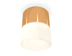 Комплект накладного светильника с акрилом XS8121011 PYG/FR золото желтое полированное/белый матовый GX53 (C8121, N8402)