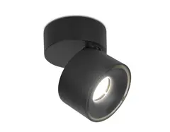 Накладной поворотный светодиодный светильник TN269 SBK черный песок LED 4200K 7W D75*83