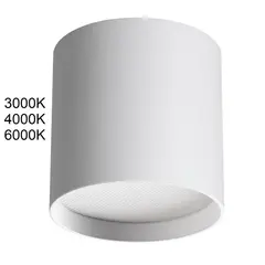 7130/8CL HIGHTECH ODL26 325 светильник белый/металл IP20 LED 8W 480Лм 3000K/4000K/6000K 120° 220-240V OBEN