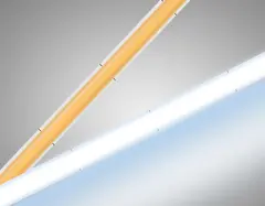 Светодиодная лента GS4613 COB 400Led/10W m/ 24V IP20 6500K/ 5m*5mm*2.1mm кратность резки 20mm (2 конт.)