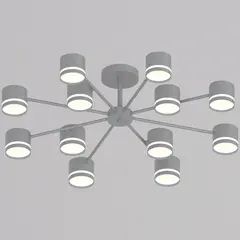 89730-0.3-12 GX53 GREY светильник потолочный Reluce, GX53х12