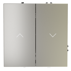 VLS020704 Выключатель встраиваемый VOLTUM S70 для жалюзи 10А, (шелк). (ТМ Maytoni)