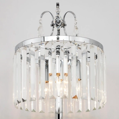 Citilux Инга CL335831 Настольная лампа хрустальная Хром
