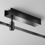 Основание потолочное Short для блока питания с вводом питания Flarity черный, TRA156C-BB1-B. TM Maytoni