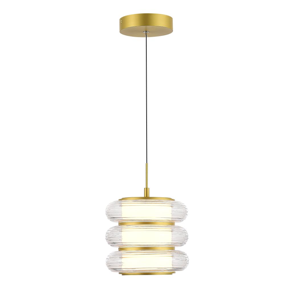 SL6239.203.03 Светильник подвесной ST-Luce золото/прозрачный LED 1*16W 3000K