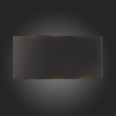 SL089.401.06 Светильник уличный настенный ST-Luce Черный кварцевый LED 6*1W 4000K