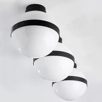 812117 Люстра GLOBO 1х40W E14 matt black/white Lightstar