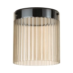 5047/20LC L-VISION ODL24 439 черный/светл.янтарный/металл/стекло Потолочный светильник LED 20W 4000К 2238Лм PILLARI