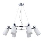 SLE1139-103-06 Люстра подвесная Хром/Белый E14 6*60W