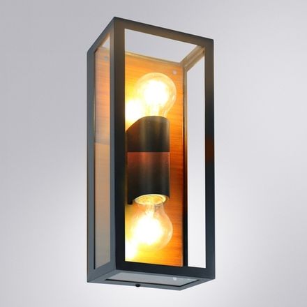 Уличный настенный светильник Arte lamp BELFAST A4569AL-2BR, 2хE27