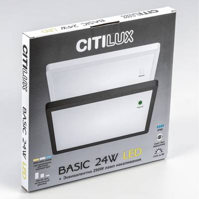 Citilux Бейсик CL738K241V LED Светильник накладной Чёрный