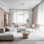 Citilux Дуэт Смарт CL719A700 RGB Умная подвесная люстра Белая