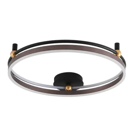 Светильник потолочный Crystal Lux FERNANDO PL72W LED COFFEE/BLACK 0620/172