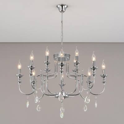 Citilux Рига CL437221 Люстра подвесная Хром