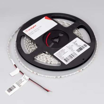 Лента RT-A120-5mm 24V Blue (9.6 W/m, IP20, 5m) (Arlight, 9.6 Вт/м, IP20)