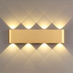 3893/8WL HIGHTECH ODL20 363 золотистый/металл Настенный светильник LED 3000K 8W 220V MAGNUM