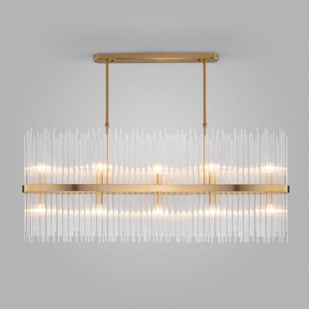 Умная подвесная люстра со стеклянным рассеивателем 486/10