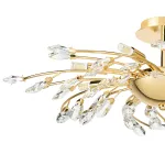 791182 Люстра потолочная ISABELLE 8х40W G9 ЗОЛОТО