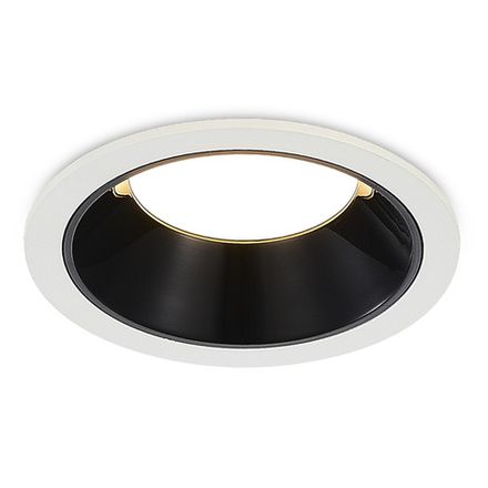 ST755.438.07 Св-к встр. Черный LED 1*7W 3000K 630Lm Ra80 120° IP20 D85xH45 100-240V