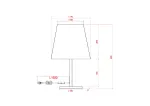 Декоративная настольная лампа Arte Lamp ALEA A5068LT-1BK, 1хE27