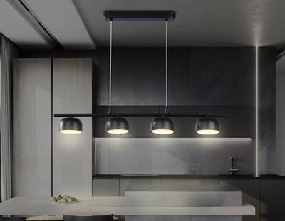 Светильник подвесной TN71039/4 BK черный GX53/4 max 12W 600*80*1100