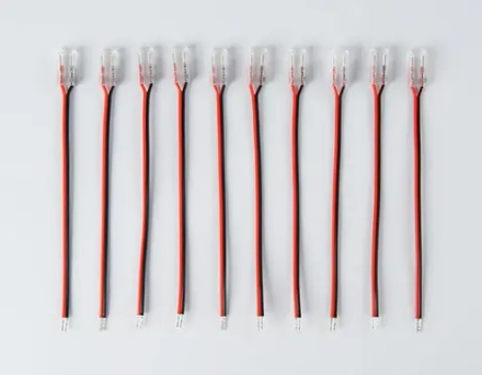 Соединитель гибкий односторонний для светодиодной ленты COB 12/24V (2 конт.) 150 мм GS7401 (10шт)