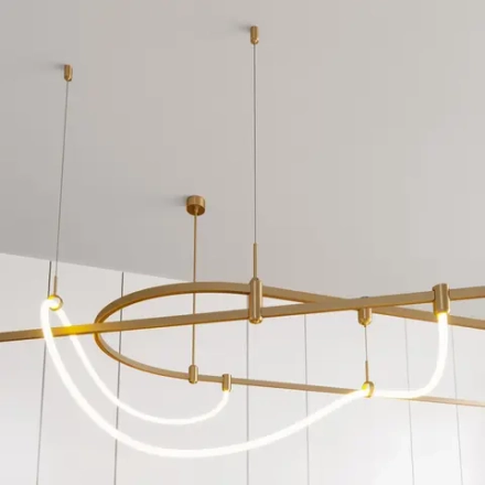 Держатель трека ART-APRIORI-HOLDER-HANG-TUBE-L1500 (GD) (Arlight, IP20 Металл, 3 года)