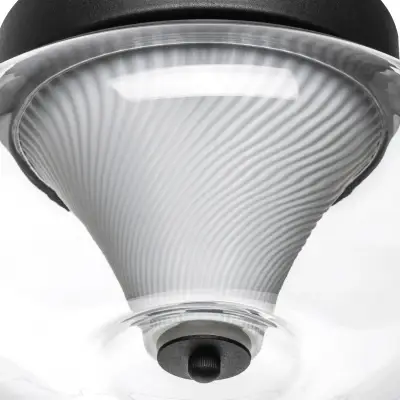 612017 Люстра PALERMO 8W LED 350LM G ЧЕРНЫЙ/ПРОЗРАЧНЫЙ 3000K Lightstar
