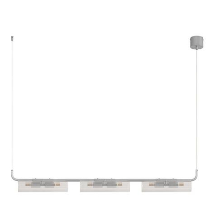 8258/6 SUSPENTIONI LN26 серебро/прозрачный, металл/стекло Подвес G9 6*20W 220V TORONTO