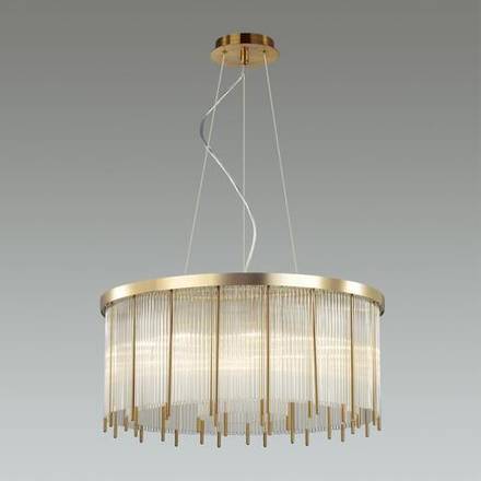 4788/10 HALL ODL21 662 золото/металл/стекло Люстра E14 10*40W YORK