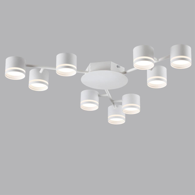 8235/9C COMFI LN26 242 белый металл Люстра потолочная LED GX53 9*12W 220V GARETA