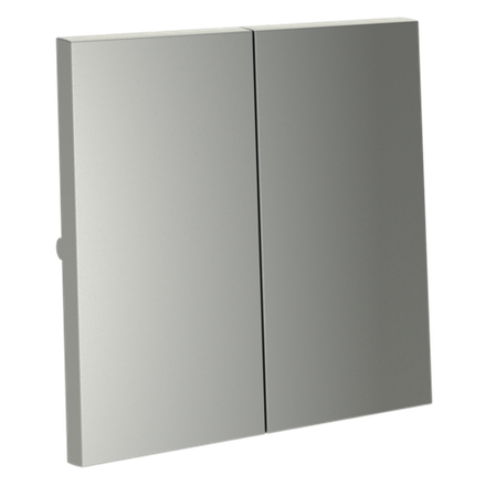 VLS000305 Клавиши для выключателя/переключателя двухклавишного, S70 (сталь). (ТМ Maytoni)