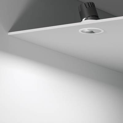 Потолочный светодиодный светильник Inline 10W 4000K белый/хром 25090/LED