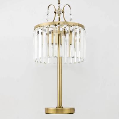 Citilux Инга CL335833 Настольная лампа хрустальная Бронза