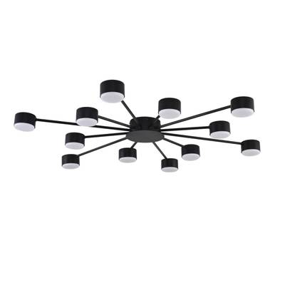 8344/12C COMFI черный, металл Люстра GX53 LED 12*7W 220V TORINA