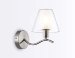 Светильник настенный LH57085 SN/FR никель/белый матовый E14 max 40W 230*140*200