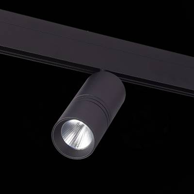 ST365.436.18 Магнитный трековый светильник Черный LED 1*18W 3000K 1 530Lm Ra&gt;80 36° IP20 L-xW60xH148 48V