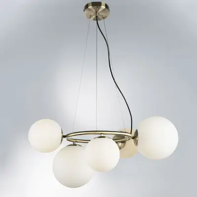 815051 Люстра GLOBO 5х40W G9 ЛАТУНЬ Lightstar