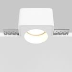 Встраиваемый светильник Gyps Modern GU10 10Вт, DL123-GU10-01-W. TM Maytoni