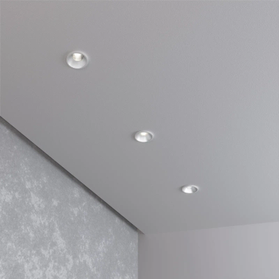 Встраиваемый точечный светодиодный светильник Mosy 3W 4200K сатин/белый 15269/LED 3W 4200K белый/сатин никель