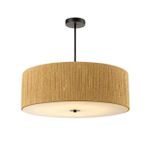 8286/7 ECO черный/коричневый, металл/веревка/стекло Люстра потолочная Е14 7*40W 220V SILVANA