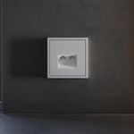 VLS001416 Накладка для розетки компьютерной двойной RJ45+RJ45 кат.6, S70 (серый). (ТМ Maytoni)