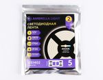 Светодиодная лента GS1402 2835 240Led/ 17W m/ 12V IP20 4500K/ 5000*10*1.2mm/ кратность резки 25mm (2 конт.)