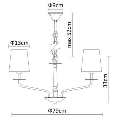 Подвесная люстра Arte Lamp EDDA A1048LM-10CC, 10хE14