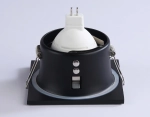 Светильник встраиваемый IP65 TN1190 BK черный GU5.3 IP65 87*87*44